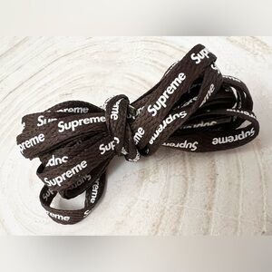 SUPREME X NIKE SHOE LACES dark brown 140cm